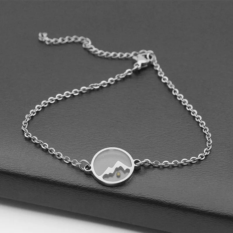 Faith Can Move Mountains Bracelet Stainless Steel Religious  Mustard Seed Bangles Bracelets Women Girl Christian Jewelry Gift